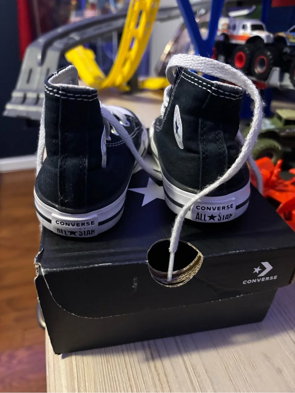Converse Kids' Chuck Taylor All Star High Top Sneakers - Black (Size 5 Infant)
